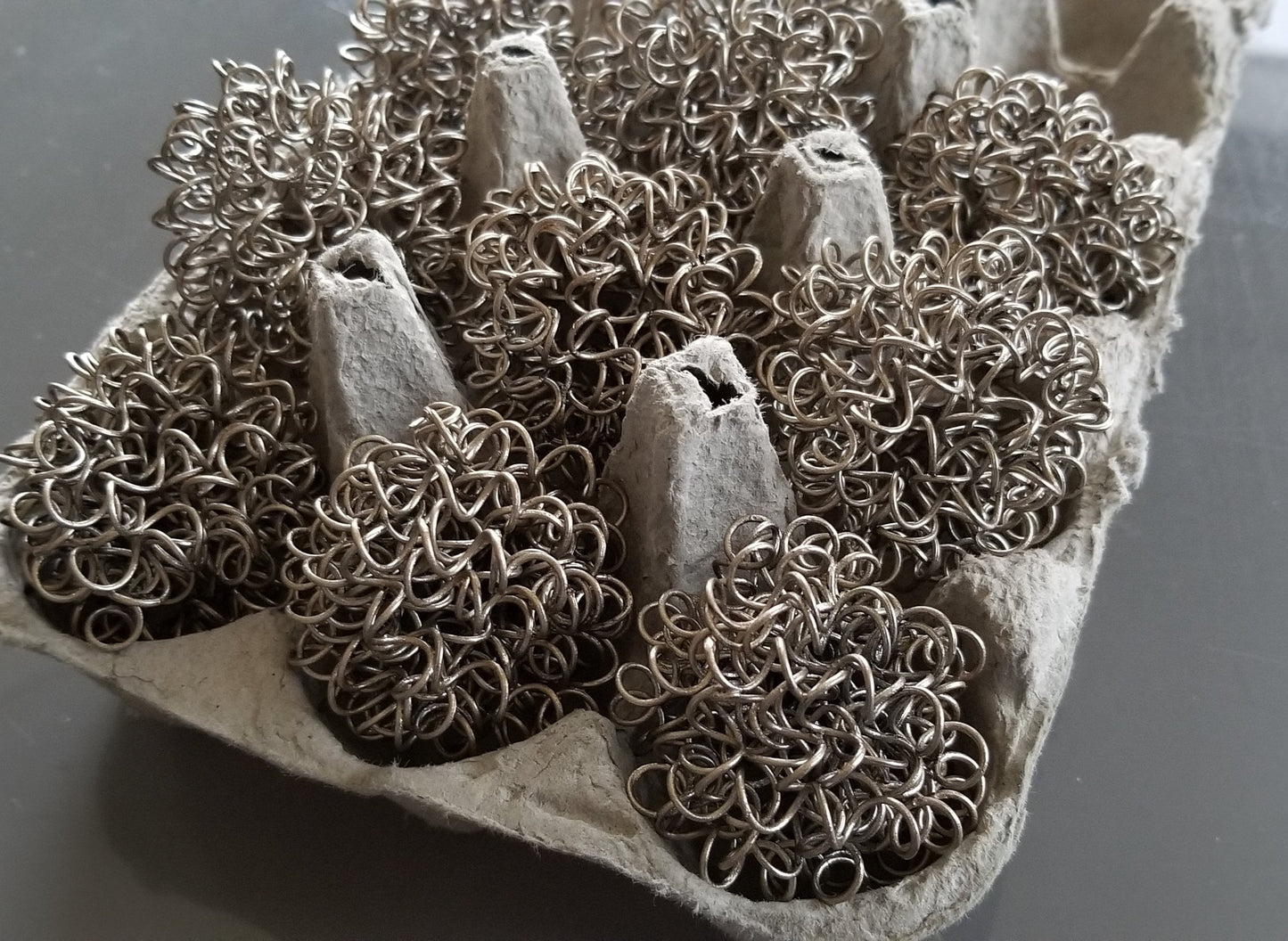 Wire Balls Christmas Tree Ornaments Twisted Metal Metal Ornaments Holiday Balls Handmade Holiday Decorations Commercial Interior Decor