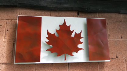 Canadian Flag Wall Mounted Canadian Flag Corporate Office Gift Corporate Gift Interior Canadian Made Flag To Hang Canadian Office Decor