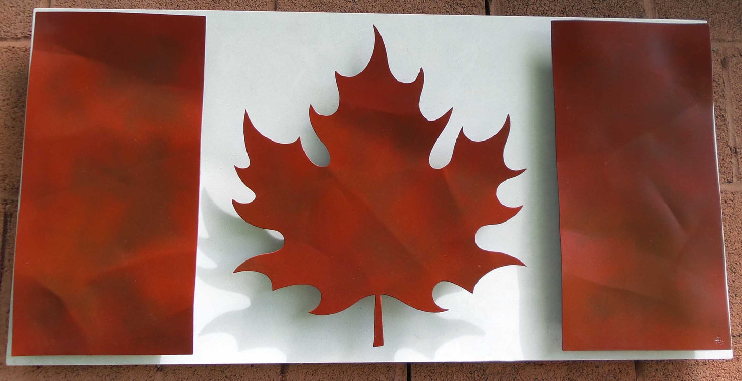 Canadian Flag Wall Mounted Canadian Flag Corporate Office Gift Corporate Gift Interior Canadian Made Flag To Hang Canadian Office Decor