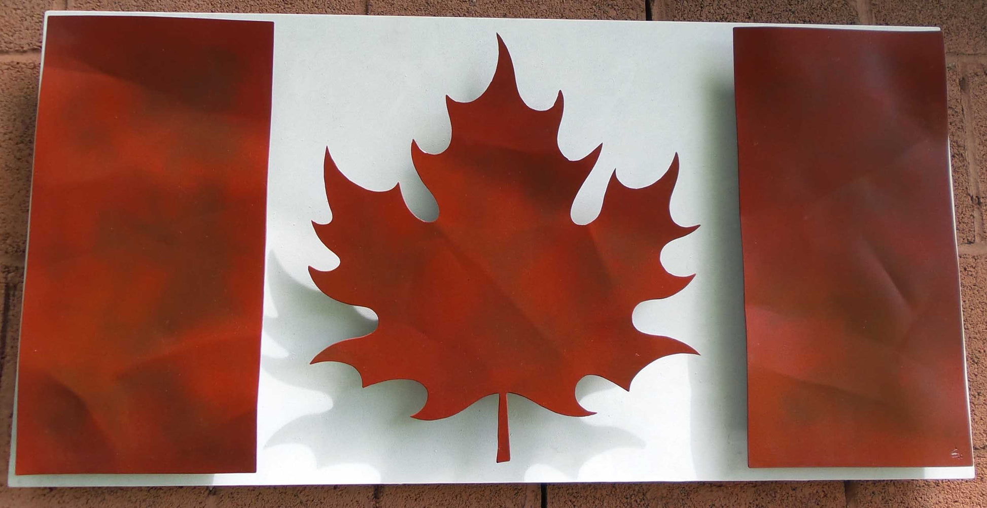 Canadian Flag Wall Mounted Canadian Flag Corporate Office Gift Corporate Gift Interior Canadian Made Flag To Hang Canadian Office Decor