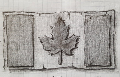 Canadian Flag Wall Mounted Canadian Flag Corporate Office Gift Corporate Gift Interior Canadian Made Flag To Hang Canadian Office Decor