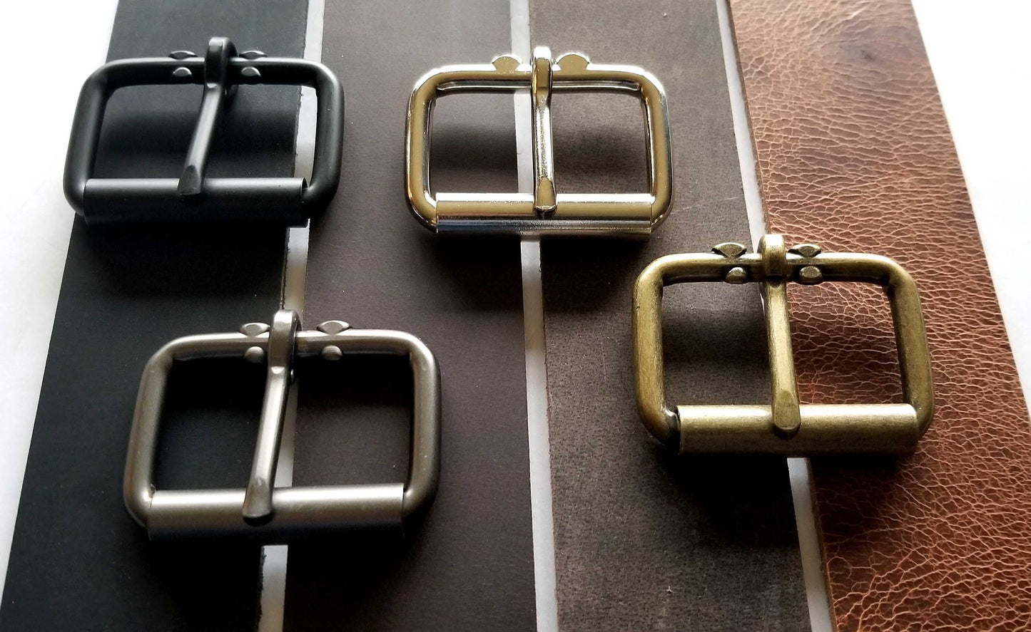 1-3/4" INCH Leather Belt & Buckle, INTERCHANGEABLE Belt w Snap, Belt for Jean, Custom Cut, Men's Belt, Women's Belt, Cut for Your Waist Size