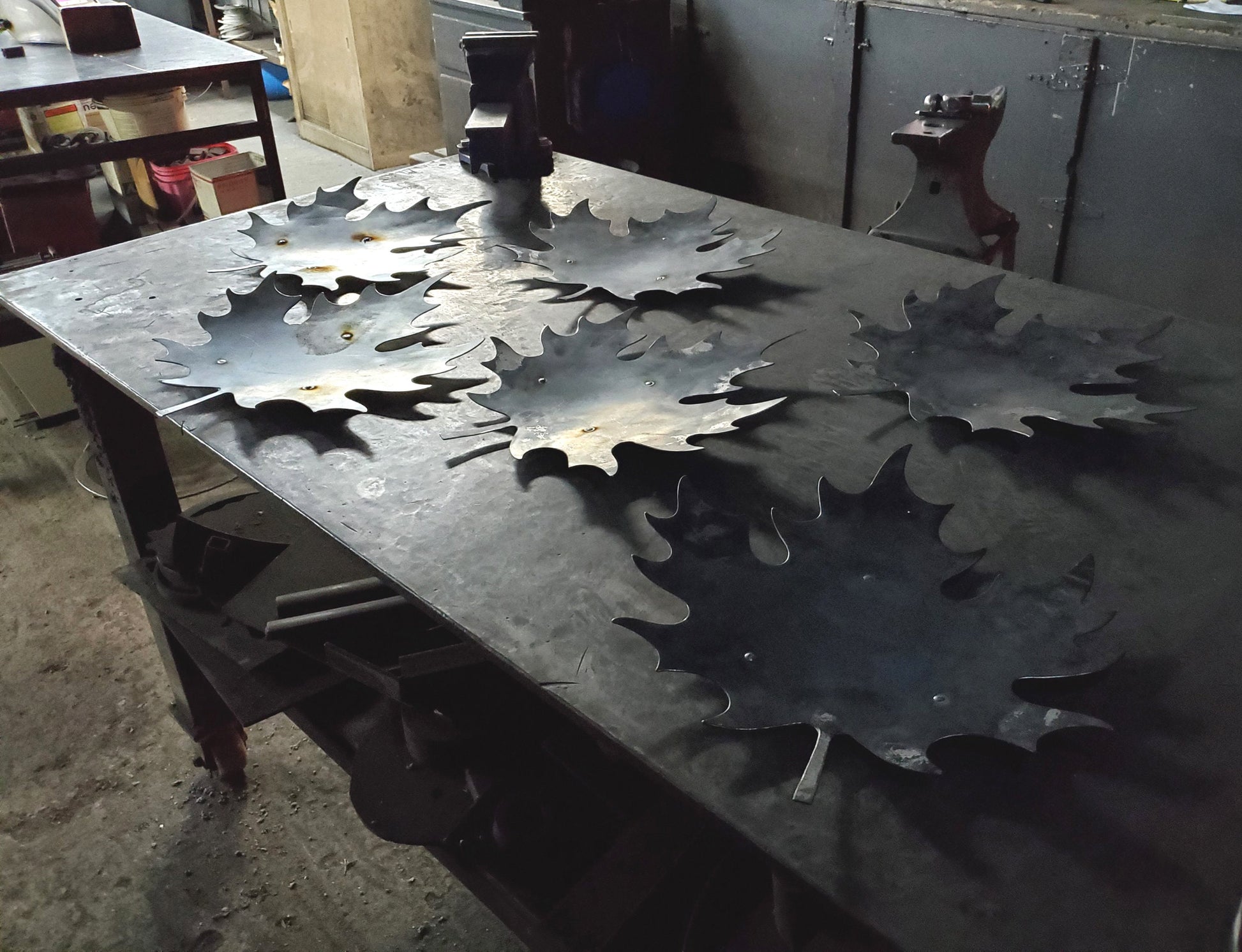 CANADA Maple Leaf Serving Tray Canada on Display Metal Dish Made in Canada Key Holder Bronze Finish Cottage Gifts Candy Dish Leaf