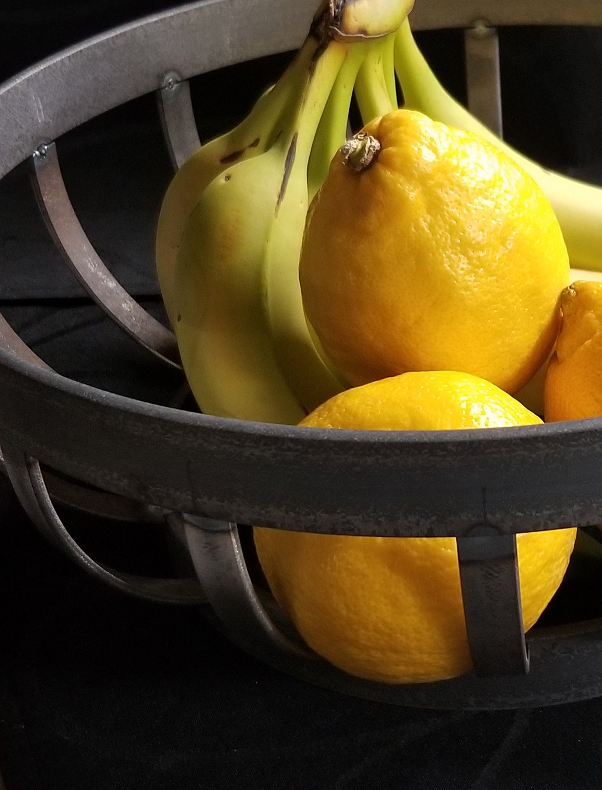 Metal Fruit Vault, Metal Fruit Basket, Metal Fruit Bowl & Lid, Custom Fruit Display for Commercial or Residential, Fruit Bowl, Fruit Basket