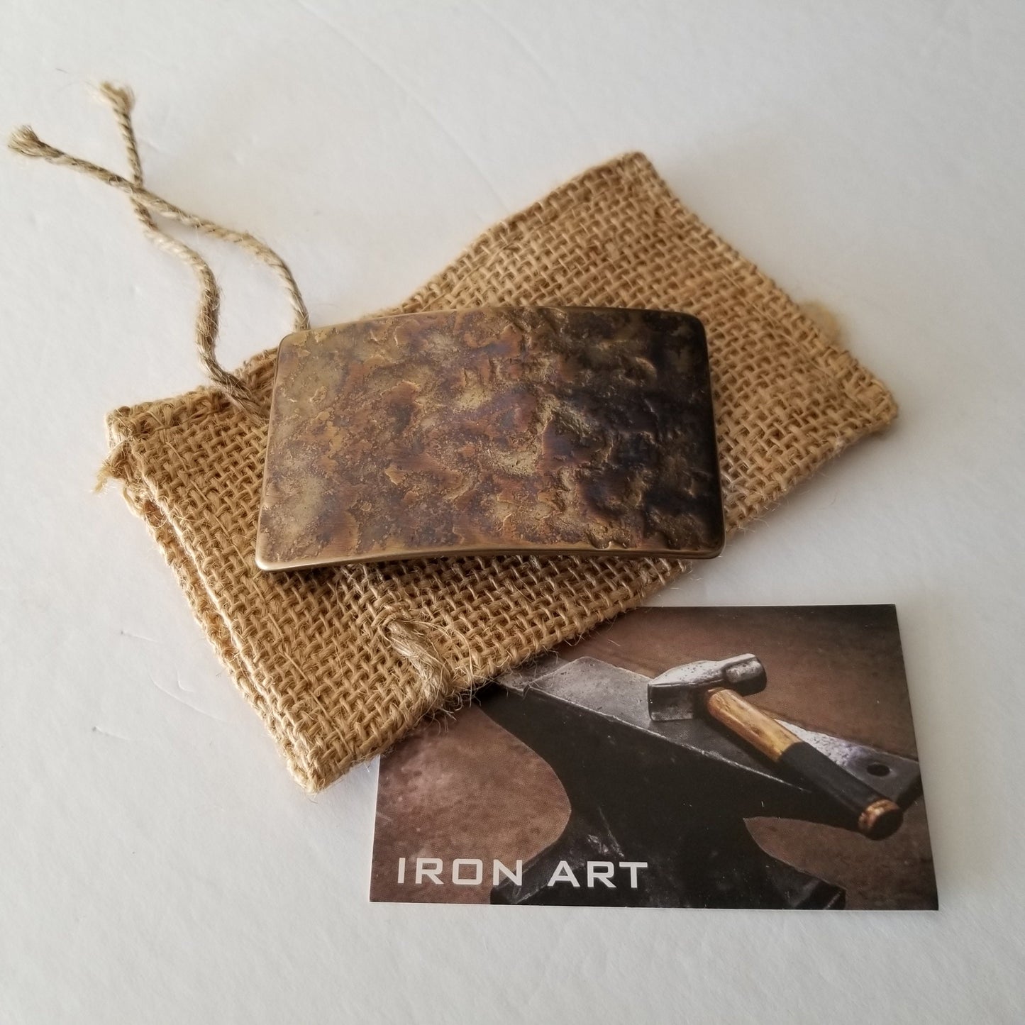 Belt Buckle Gift, Valentine's Day Gift, Textured Buckle, Signed, Bronze Anniversary Gift, Stainless Steel Buckle Fits 1-1/2" Belt For Jeans