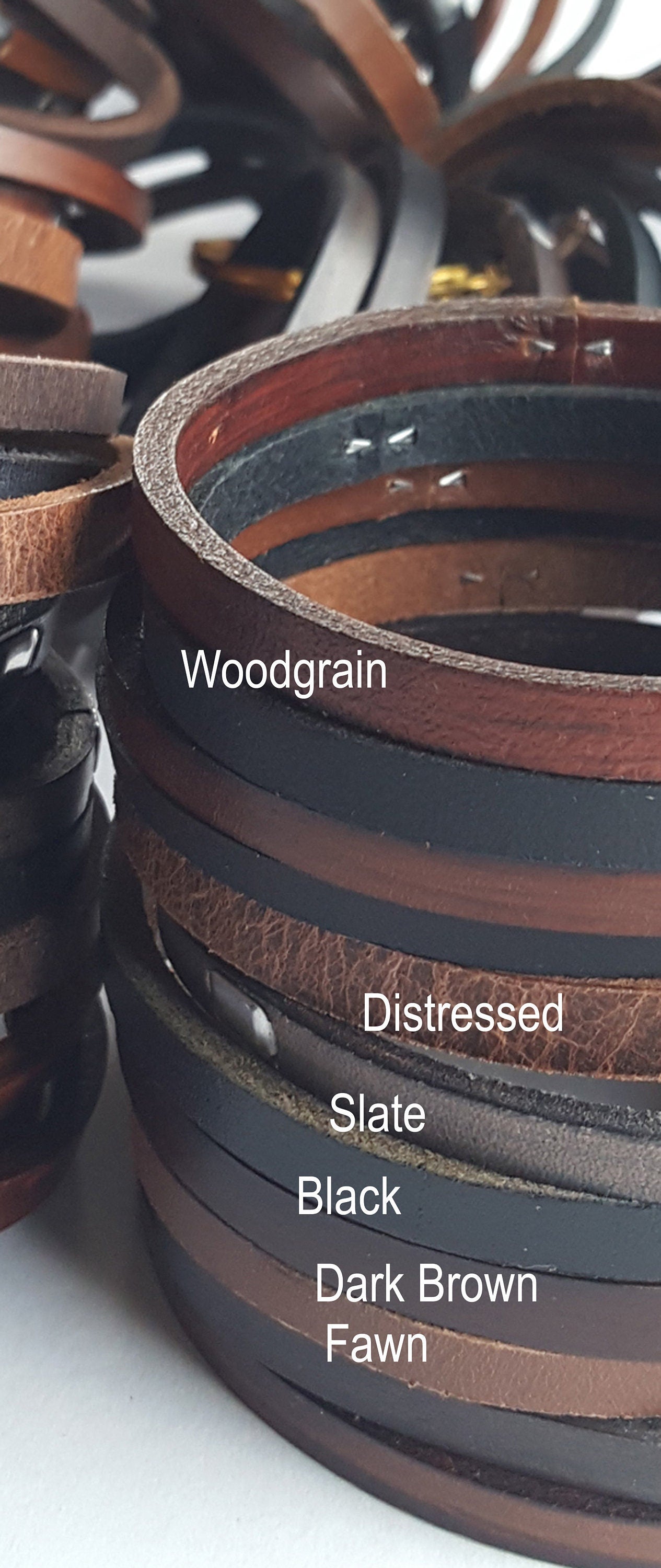 Leather Cuff & Earring Set Gift Bag Included Lightweight Earrings with Cuff Variety of Colors Variety of Colors Available Gift Idea