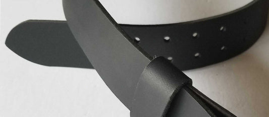 1-3/4" Leather Snap Belt with Two Rows of Holes, Custom Cut Leather Belt with Snaps, Practical Gift, Men's Belt, Women's Belt, Custom Cut