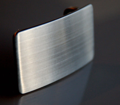 Classic Belt and Buckle Brushed Stainless Steel Hypoallergenic for 1-1/4" Belt for Suit Unisex Accessories, Anniversary Gift & Gift Bag