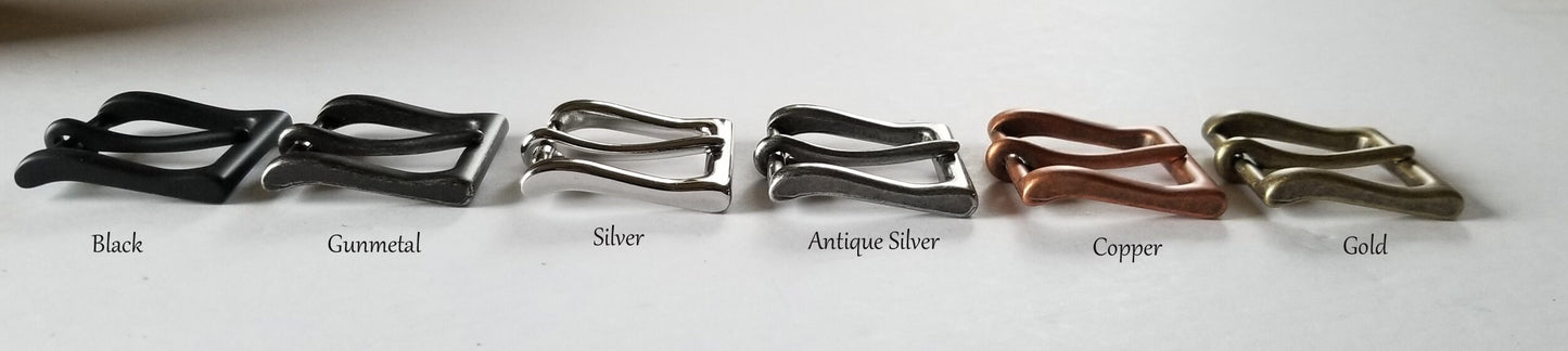Simple Buckle Variety of Colors Available Buckle for 1-1/2" Wide Leather Belt w/Snap Belt for Jeans Father's Day Gift Mother's Day Gift