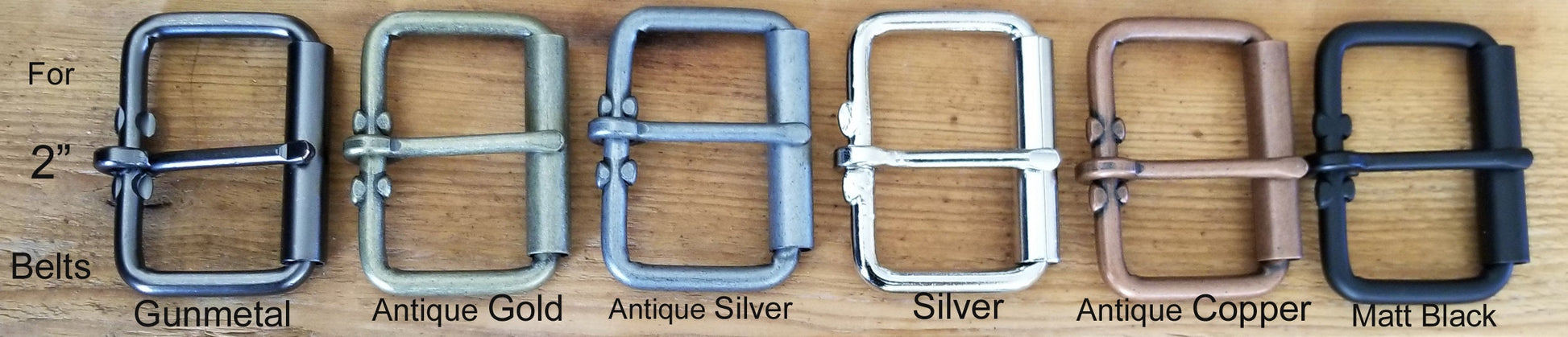 2" INCH Leather Belt & Buckle for Jeans or Workwear, INTERCHANGEABLE Belt w/ Snaps, Custom Belt, Two Inch Leather Belt with Simple Buckle