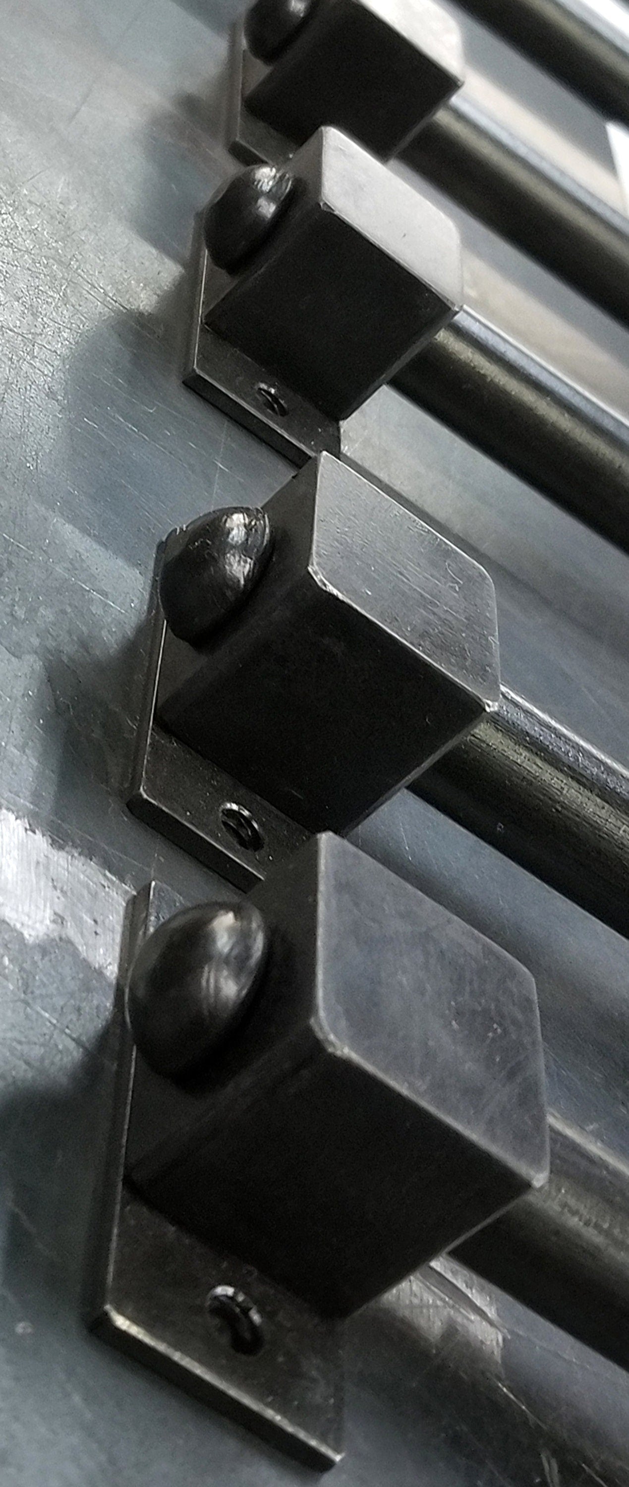 Drawer Pull, Hand Forged, Custom Door Hardware, Metal Hardware, Hand Forged Door Pull, Hinged Drawer Pull 24" Long, Custom Sizes Available