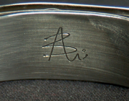 Silver Bracelet, Hypoallergenic Cuff, Stainless Steel Bracelet, Hand Forged Cuff, Unisex Jewelry, Signed Original Cuff, Custom Sizes Avail.