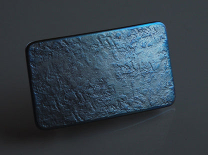 Blue Jean Belt Buckle Hypoallergenic Unisex Accessories Hand Forged Anvil Textured Stainless Steel Belt Buckle for 1.5" Belt for Jeans