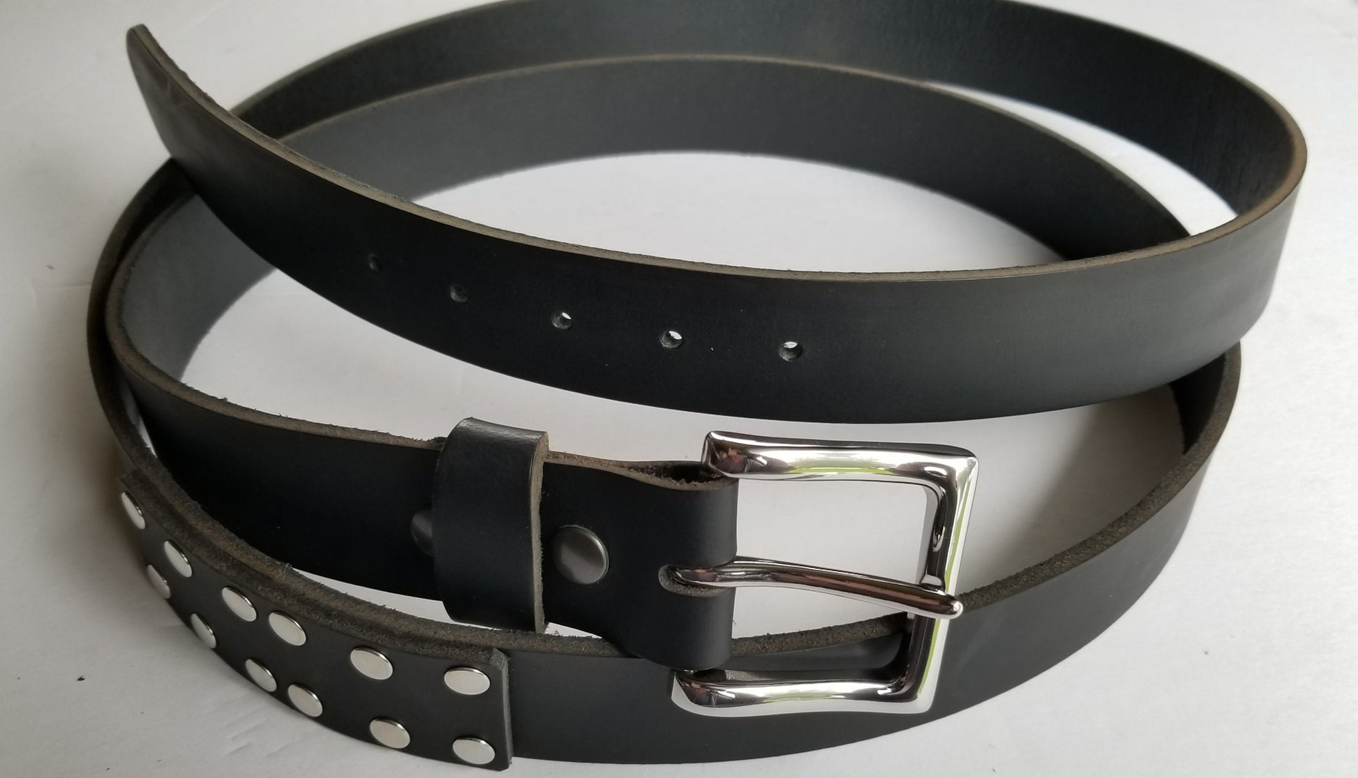 OVERSIZED Leather Belts Custom Belt,Waist Sizes 50" or More, Made to Measure. Reinforced Belt Design for Jeans and Motorcycle, Custom Cut