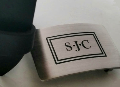 Graduation Gift Personalized Monogrammed Belt & Buckle Set for Jean Casual Customized Monogram Personalized Accessories Genttlemen's Gifts