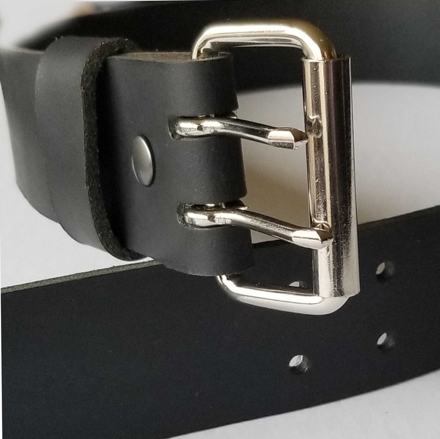 1.5" Leather Belt with Snaps Two Rows of Holes Belt for Jeans Unisex Belt for Suit Custom Cut Leather Belt 5 Belt Colours Made to Measure