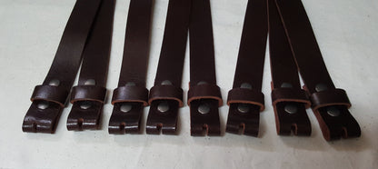 Mahogany Leather Belt Custom Cut Groomsmen Wedding Belts for Suits or Jeans Made to Measure Unisex Leather Interchangeable Snap Belts
