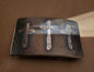Bronze Belt & Buckle Old Rugged Cross Hand Forged Stainless Steel Hypoallergenic Christian Gifts Buckle and Belt Fits 1-1/2" Belt