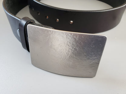 2" Wide Belt with Hand Forged Belt Buckle, 5 Belt Colour Choices