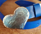 HEART Belt Buckle, Lover's Gift, Sweetheart Gift, Sweet 16 Buckle, Mother's Day, Women's Valentine Gift, Buckle Fits 1-1/2" Belt for Jeans