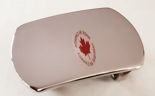Mirror Polished Belt Buckle, Dress Buckle, Stainless Steel Buckle fits 1/4" Belt for Suits, Exclusive Golfer's Gift, Weddings, Chic Buckle