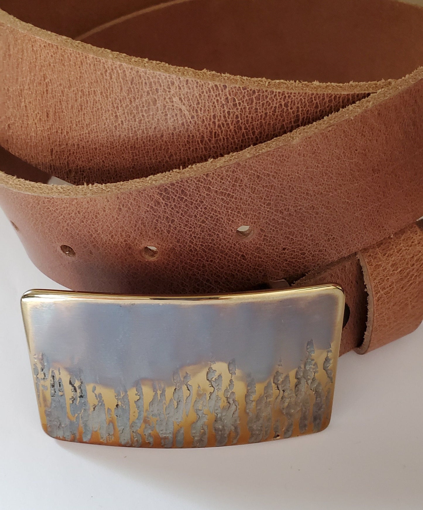 Firefighter Belt Buckle Hand Forged in Fire Unisex Firefighter Gear First Responder Gear Fits 1.5" Jeans Fire Work Wear Accessory