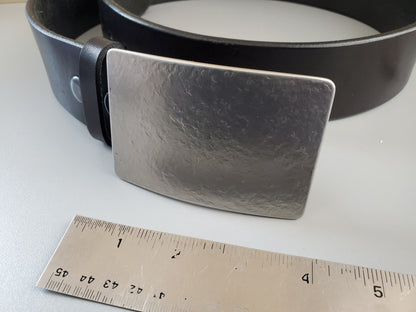 2" Wide Belt with Hand Forged Belt Buckle, 5 Belt Colour Choices