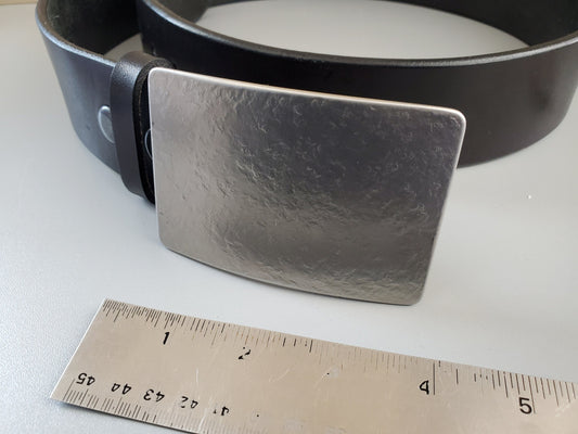 2" Wide Belt with Hand Forged Belt Buckle, 5 Belt Colour Choices