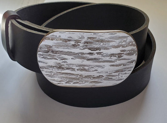 Belt Buckle Comfort Bending Round Edge Buckle for Bending Comfort Unisex Gift Stainless Steel Work Gear & Gift Bag Buckle Only