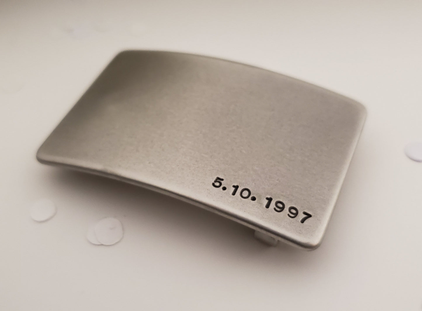 Personalized Belt Buckle w/ Leather Belt, Anniversary Gift, Belt & Buckle Set For Jeans, Customize for Anniversary, Unisex Personalized Gift