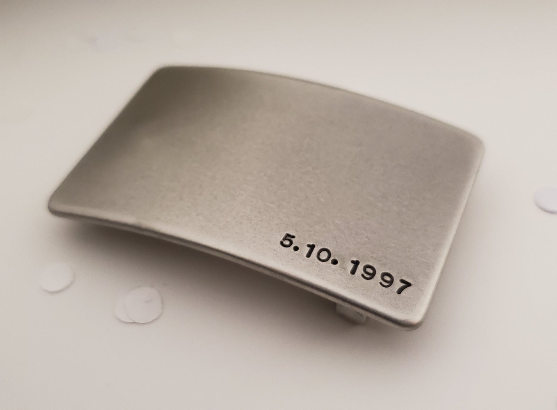 Personalized Belt Buckle w/ Leather Belt, Anniversary Gift, Belt & Buckle Set For Jeans, Customize for Anniversary, Unisex Personalized Gift