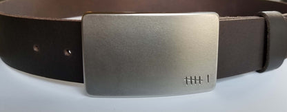 Belt Buckle For Jeans Anniversary Gift Customize for Any Anniversary Unique Personalized Gift Tally Buckle for Guys or Gals w/ Gift Bag