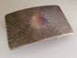 Belt Buckle, Arizona Sunshine, Sun Buckle, Florida Sun, Purple, Gold Hand Forged Buckle, Hypoallergenic Gift, Unisex Buckle Fits 1.5" Belt