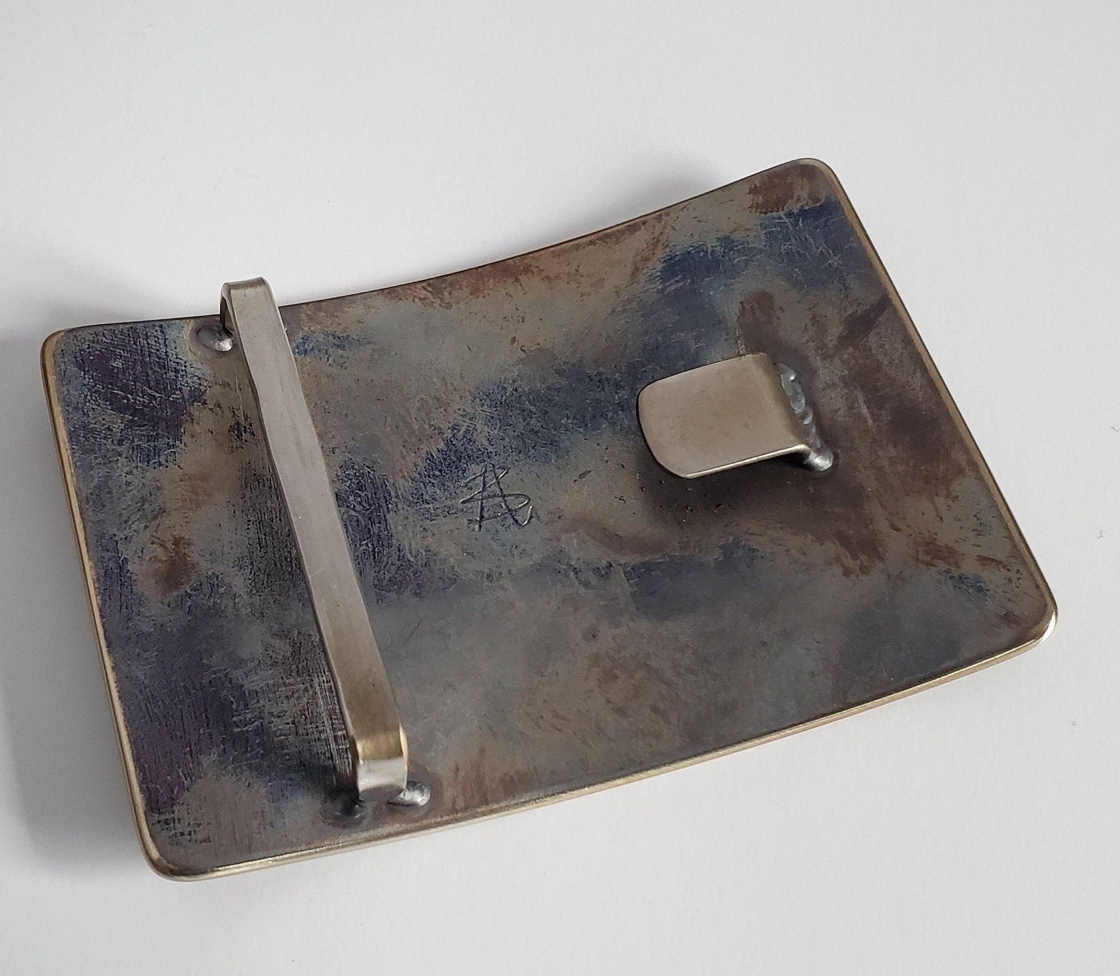 KILT Belt Buckle, Hand Forged Buckle, Scottish, Stainless Steel Buckle, Signed by Artist, Kilt Belt Buckle Made to Order, Kilt Accessories
