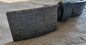 Suit Belt & Buckle, Architectural Anvil Series Buckle w/ Grey Leather Snap Belt, Signed Original Buckle, Gift for Guy or Gals, Canadian Made