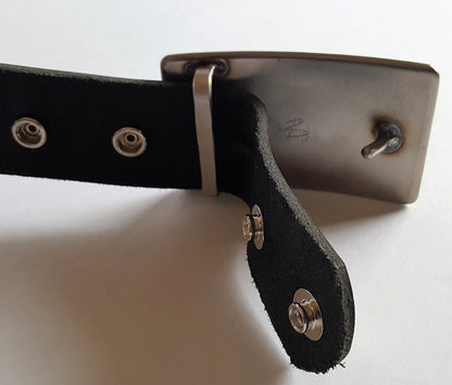 Leather Belt with Snaps Belt for Jeans Belt for Suit Custom Cut Leather Belts 1.5" or 1.25" Wide, Belts with Snaps Made to Measure