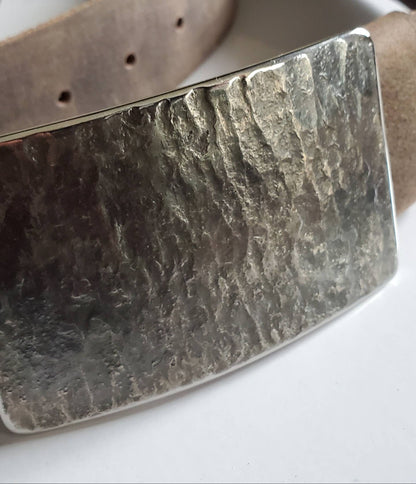 2" Wide Belt and Hand Forged Belt Buckle 5 Belt Colour Choices Outdoor Gear Workwear Heavy Duty Accessories, Unisex Gift