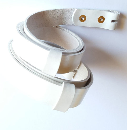 Women's Narrow Belt 7/8", INTERCHANGEABLE Belt, Custom Cut, Variety of Colours, Unisex Gift, Snap Belt, Gift for Her, Narrow Dress Belt