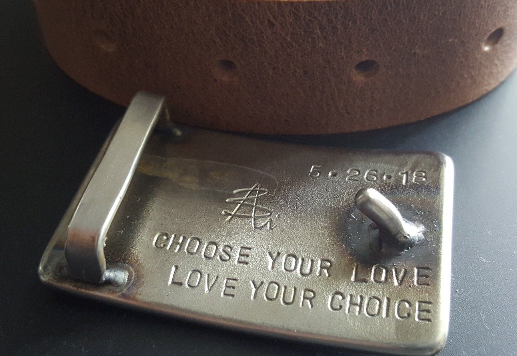 Personalize Any Buckle, Back or Front of Any Buckle Customize Your Gift Use This Listing for Unique Keepsakes Anniversary, Wedding, Hearts