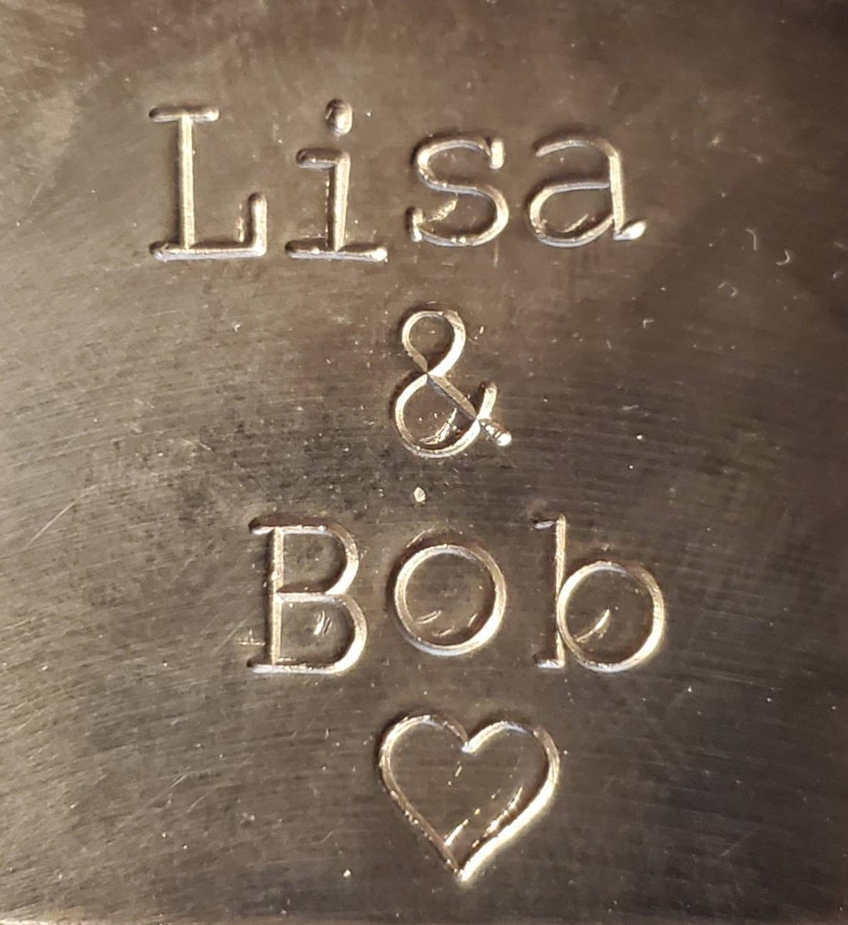 Personalize Any Buckle, Back or Front of Any Buckle Customize Your Gift Use This Listing for Unique Keepsakes Anniversary, Wedding, Hearts