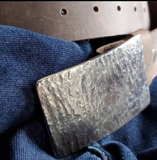 2" Wide Belt and Hand Forged Belt Buckle 5 Belt Colour Choices Outdoor Gear Workwear Heavy Duty Accessories, Unisex Gift
