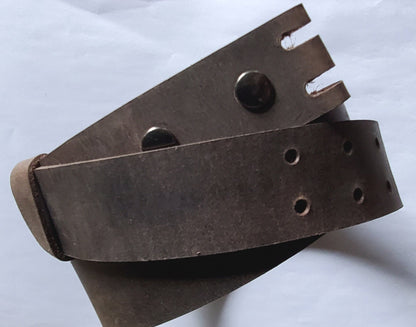Two Prong Belt and Buckle Wood Grain Wood Lovers Canadian Made Stainless Steel Unisex Work Gear for Jeans Fits 1-1/2" Belt