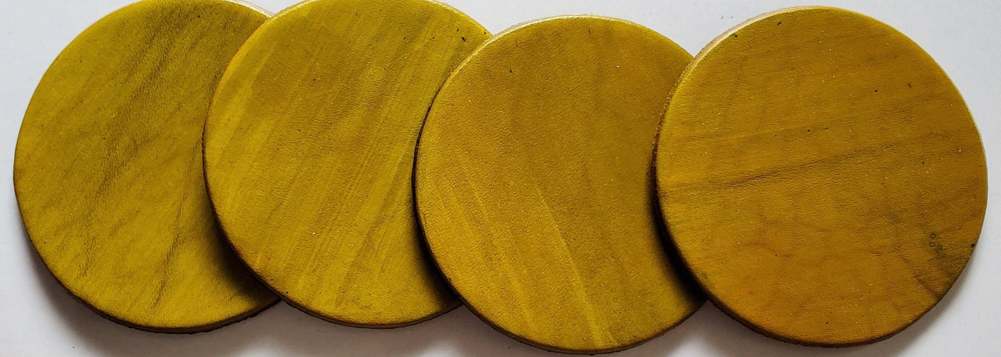 Slate Leather Coaster Set of Four Leather Anniversary Gift Variety of Colours Drinkware Coaster Housewarming Gift Hostess Gift Leatherware