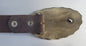 Oversized Belt & Buckle, Oval Hand Forged, Unisex Statement Piece, Hypoallergenic Buckle, Stainless Steel, Western Wear w/ 1.5" Jean Belt