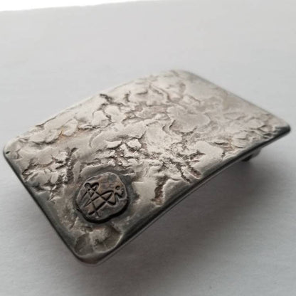 Monogrammed Belt Buckle, Your Signature, Keepsake, Great Gift with Gift Bag, Hypoallergenic Buckle, Stainless Steel For 1.5" Leather Belt