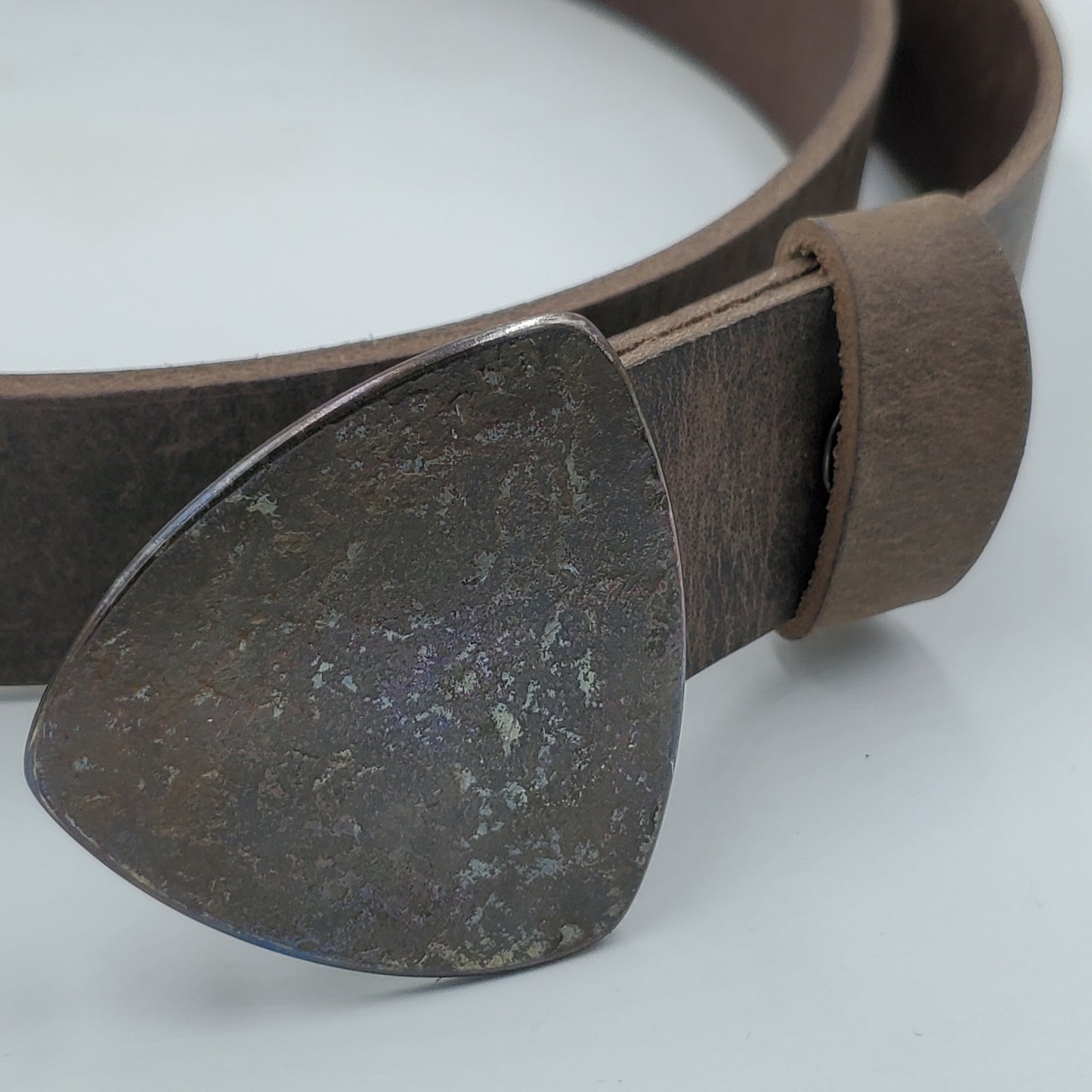 Arrowhead Buckle & Belt, Father's Day Gift, Mother's Day Gift, Handforged Buckle, Handcut Belt Cut to Your Size