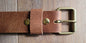 Leather Belt & Buckle Custom Cut Belt Unisex Groom and Groomsmen's Gift 1-1/2" Belt w/ snaps for Jeans Your Belt and Buckle Colour Choice