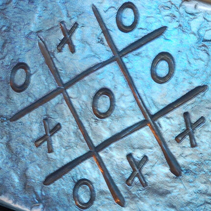 Games Night Gift X and 0, Tic Tac Toe, Kisses and Hugs Anniversary Buckle Blue, Bronze, Silver Buckle Stainless Steel Buckle and 1.5" Belt