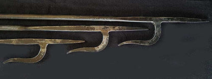 Fire Poker Hand Forged Fireplace Accessories Signed by Artist Robert Aucoin Customize with Initial Fire Pit Poker Custom Length Housewarming