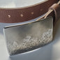 American Landscape, Belt & Buckle, Waterproof Accessories, Hiker's Outdoor Gear, Artisan Signed Buckle, Fits 1.5" Leather Snap Belt for Jean
